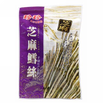 珍珍 芝麻鱈絲120gx1包