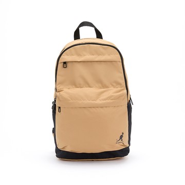 KANGOL 尼龍後背包 中卡其-6325874232