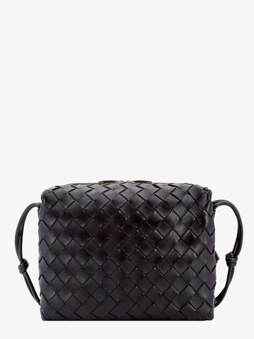 Leather shoulder bag with intrecciato motif - BOTTEGA VENETA - gender_Woman