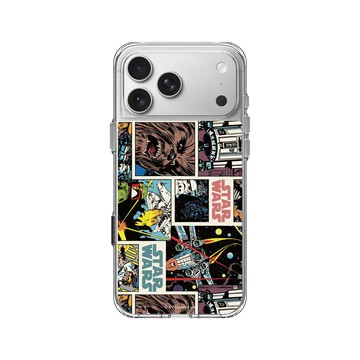 iPhone 17 Pro Max Clear Case（相機按鈕） 透明 - 迪士尼-星際大戰 Star Wars - 漫畫展開-漫畫系列