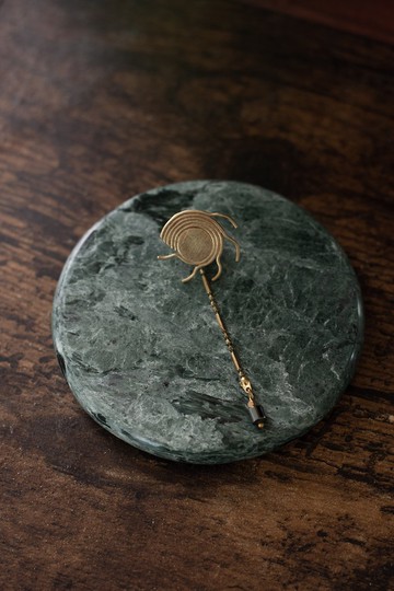 荷魯斯之眼系列 | 太陽胸針 附可拆式黑膽石鍊墜