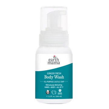 Earth Mama Ginger Fresh Body Wash 5.3 fl oz