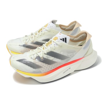 [ACS] adidas 競速跑鞋 Adizero Adios Pro 3 W 女鞋 米白 灰 厚底 回彈 運動鞋 愛迪達 IG6427