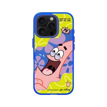 iPhone 16 Pro Clear 激光藍 - 海綿寶寶 SpongeBob - 派大星哈哈哈