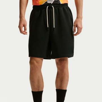 NIKE 短褲 男 運動褲 AS M NK DF SI FT FLC 8IN SHORT 黑 IU2391-010