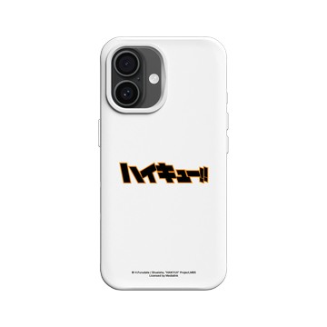iPhone 16 SolidX 白 - 排球少年 Haikyu!! - 排球少年日文 Logo