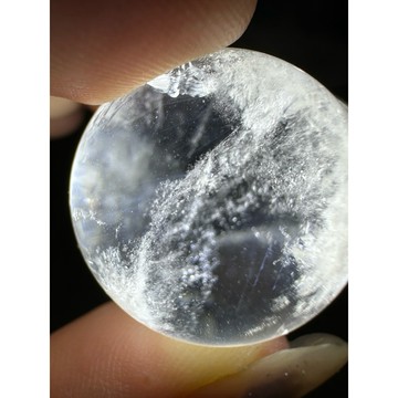 遇見～白水晶球 藍針水晶 天然水晶球 水晶球 wtop84 白水晶藍針 藍針白水晶球 白水晶 爆彩白水晶