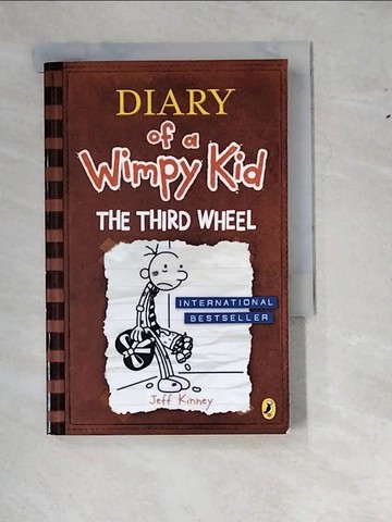 【書寶二手書T2／兒童文學_RYP】Diary of a Wimpy Kid: The Third Wheel (Book 7)_Jeff Kinney