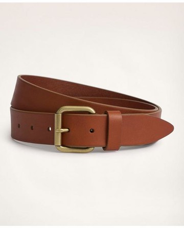 Brooks Brothers Men's Leather Belt | Brown | Size 32