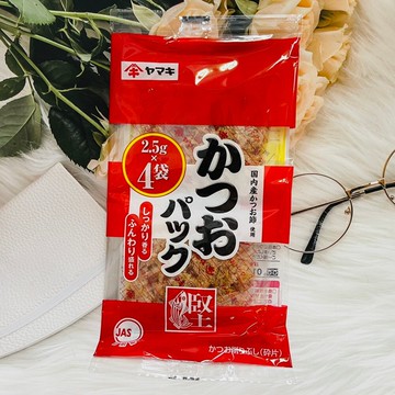 潼漾小舖 日本 yamaki 雅瑪吉 柴魚細片2.5g*4小袋