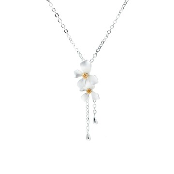 [純銀] 純真花境項鍊 / Innocence Flower Necklace