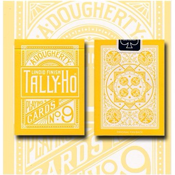 【線上體育】TALLY-HO YELLOW ROSE 黃扇背 撲克牌S0998595