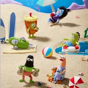 SPONGEBOB 海綿寶寶 比奇堡 居民的一天 盲盒 毛絨