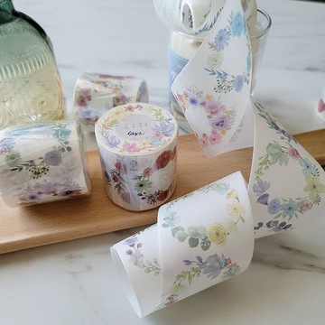 花之卷6和紙膠帶 自帶離型紙 Pinkoi 設計購物網站 Line購物