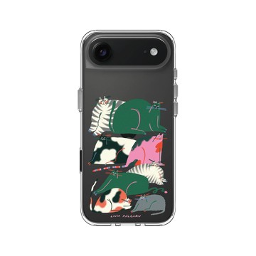 iPhone Air Clear Case（相機按鈕） 透明 - Livia Fălcaru - 貓貓咪