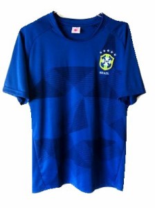 大人用 A049 ブラジル 青 ゲームシャツ パンツ付 サッカー チームオーダー ユニフォーム 上下 通販 Lineポイント最大get Lineショッピング
