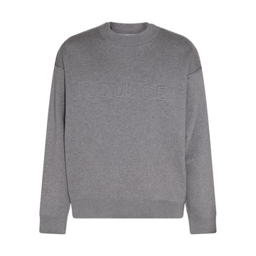 Off-white - Grey Cotton Blend Lounge Sweatshitrt