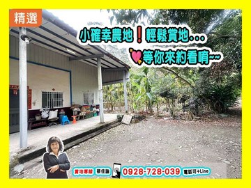 【出價談】獨家*高樹鄉農地+農舍休閒養生美境地｜屏東縣高樹鄉大山段