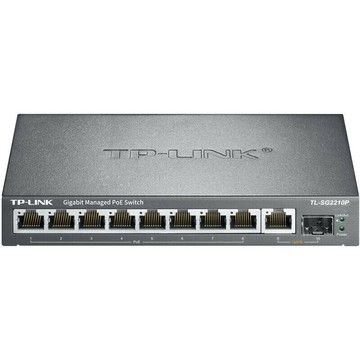 【快速出貨】 免運 網絡交換機 TP-LINK10口全千兆云管理PoE交換機TL-SG2210P端口匯聚8VLAN隔離~優樂悅