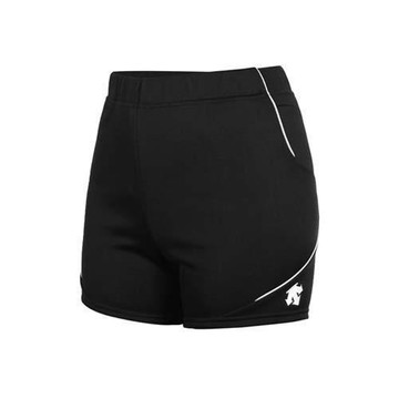 DESCENTE 女運動短褲-三分褲 排球 運動 針織 慢跑 訓練 迪桑特