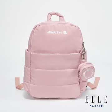 ELLE ACTIVE-蓬蓬雲朵系列 Puffy後背包-櫻花粉