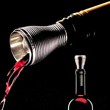 【新品】VAGNBYS 五合一醒酒倒酒濾酒器 WD-51 (黑) 送高質感隨身收納袋