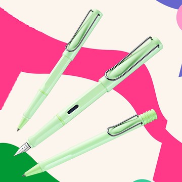 【雷雕刻字】LAMY safari 鋼筆鋼珠筆原子筆 3單入禮盒 - 薄荷綠