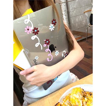 【快樂隨行】OuliOuli筆記本保護殼macbook透明電腦保護套亞克力碎花波點小眾原創ins風禮物