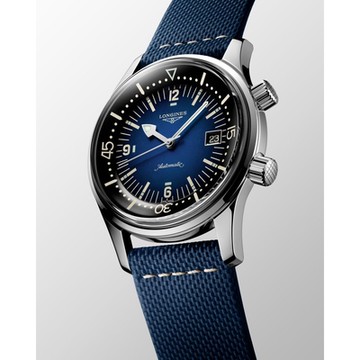 LONGINES 浪琴 Legend Diver 深海潛將復刻版潛水機械錶 年終送禮-42mm L3.774.4.90.2