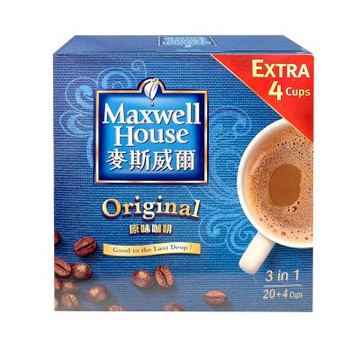 Maxwell麥斯威爾三合一咖啡系列(原味/特濃)