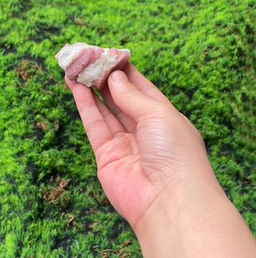 能量擺飾-天然溫柔系粉紅碧璽原石 旺桃花 增人緣 快速出貨