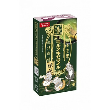 【江戶物語】森永 MORINAGA 抹茶風味焦糖牛奶糖 12入 盒裝 抹茶牛奶糖 軟糖 期間限定 日本原裝進口