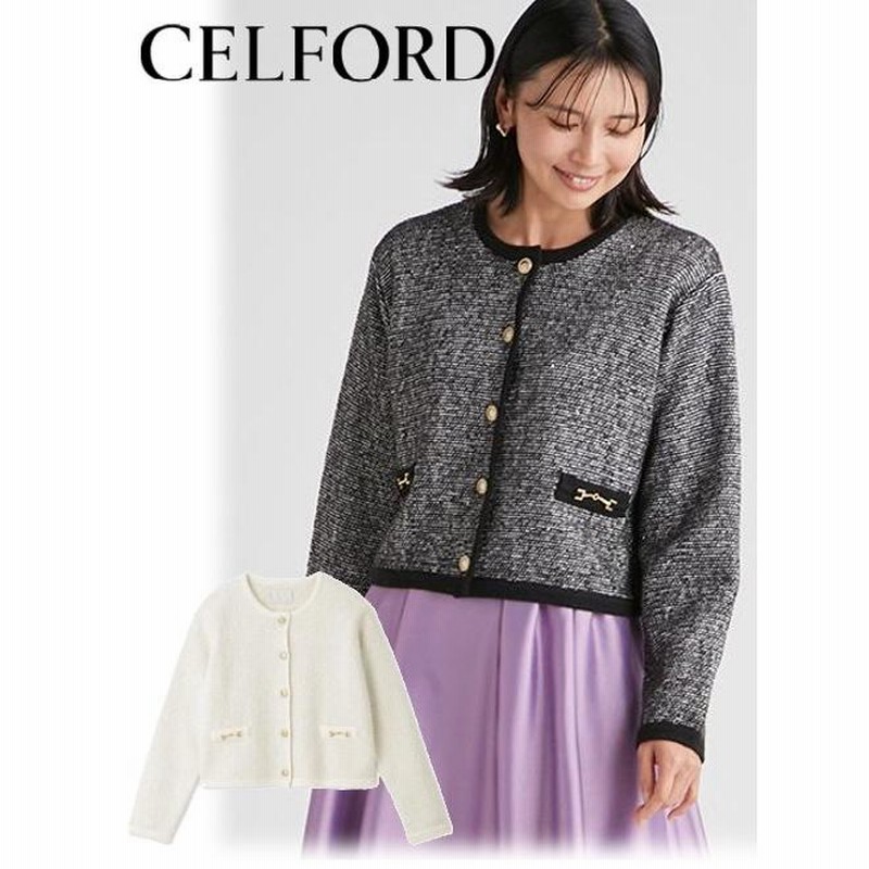 セール30%OFF&PT5) CELFORD / セルフォード スパンコールニット