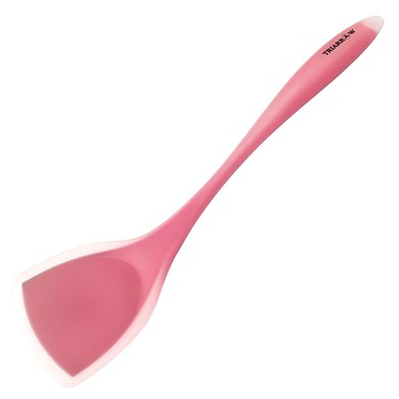 TRIARROW 三箭牌 透明耐熱矽膠鍋鏟，食品級矽膠材質，耐熱220°C  紅色  1個