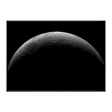 月 掛畫  59.4 x 42cm  黑色