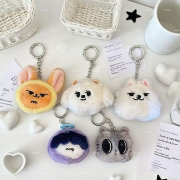 官方同款 TXT  毛絨公仔 崔然竣 崔秀彬崔机圭 快閃 TXT团子 快闪娃娃 角巴兔 挂件 钥匙扣 毛绒公仔