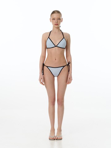 Triangle Adjustable Matte Bikini Bottom [Sky Brown]