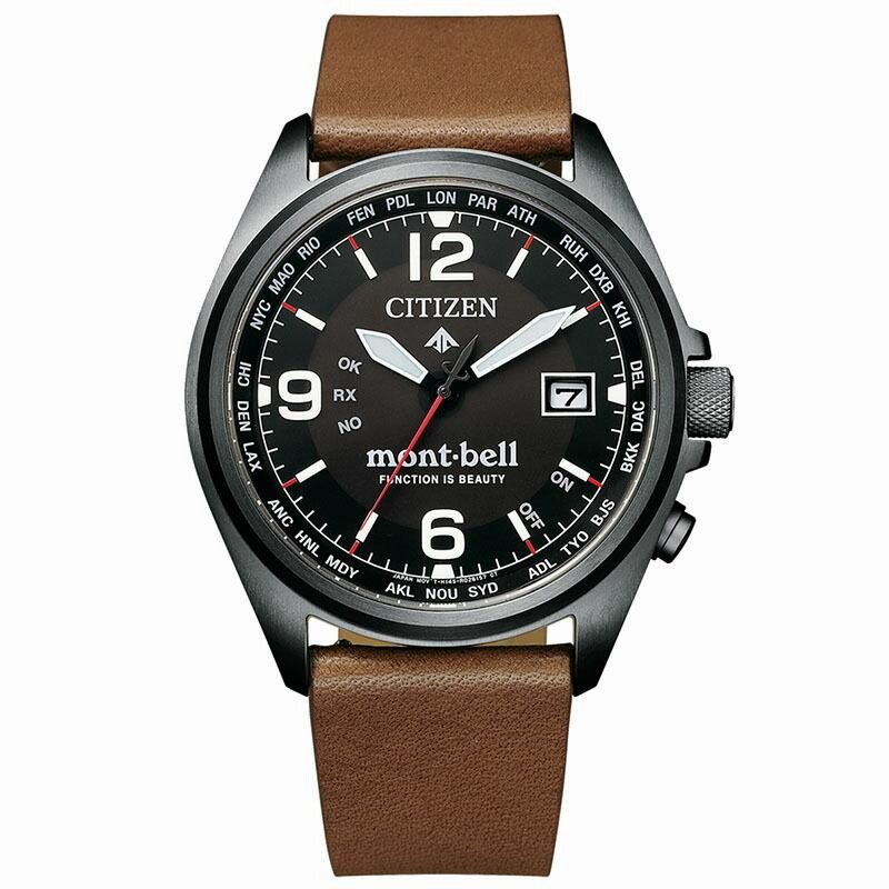 シチズン プロマスター モンベルコラボ ソーラー 電波 時計 CITIZEN PROMASTER mont-bell collaboration 腕時計  メンズ ブラック CB0177-31E 人気 | LINEショッピング