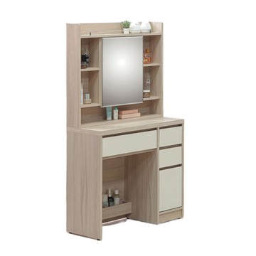 【MUNA 家居】沐澄2.7尺鏡台