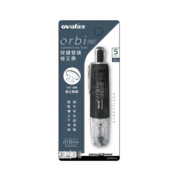 蝦皮隔日到貨 歐文 QSR-506 5mmx6m按鍵修正帶-黑