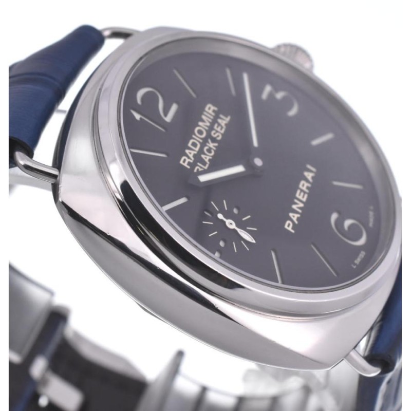 △ パネライ PANERAI PAM00183 ラジオミール ブラックシール 手巻き メンズ 良品 Q#120889 | LINEショッピング