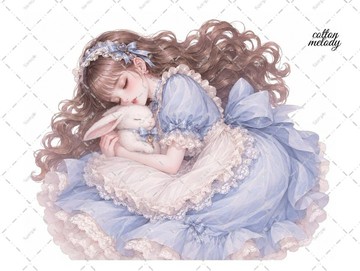 原創貼紙 no.9892 人物貼紙 原創貼紙 女孩貼紙 原創人物貼紙