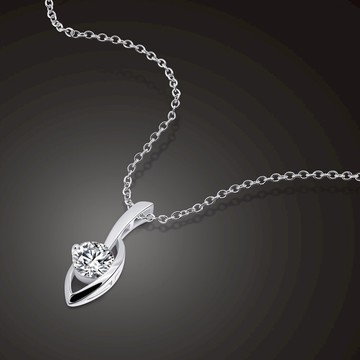 S925純銀項鏈女小清新葉子吊墜頸鏈日韓版鎖骨鏈網紅氣質百搭配飾