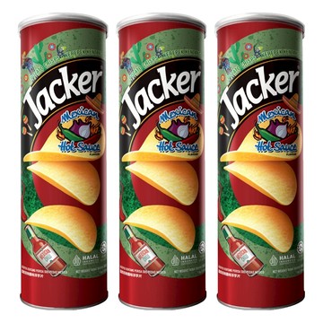 Jacker 洋芋片 墨西哥辣醬味  110g  3罐