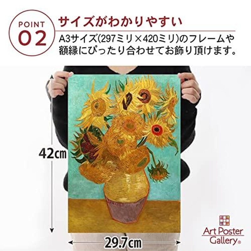 ゴッホ ひまわり12本 ゴッホの絵 グッズ 絵画 ポスター おしゃれ インテリアA3 壁紙 アート パネル 名画 | LINEブランドカタログ