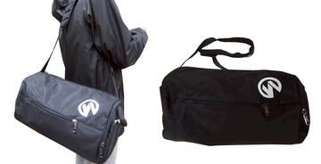 ~雪黛屋~SPYWALK 旅行袋小容量鞋袋防水尼龍布可手提肩背斜側背外出旅行運動髒濕物分離SW9130