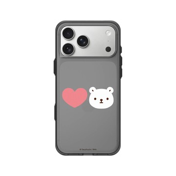 iPhone 17 Pro Max Clear (相機按鈕) 酷墨灰 - 白白日記 Darylhochi - ♥白白Bac Bac in LOVE