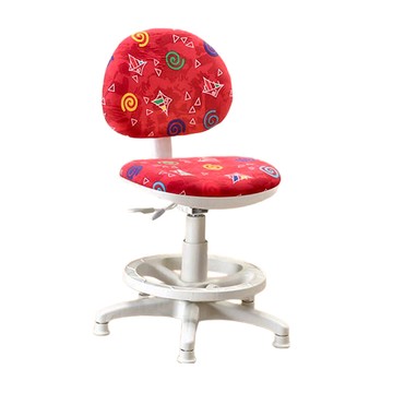 聰明家 可調式學童安全成長椅 幾何圖案設計 安全踏盤  紅色  1個