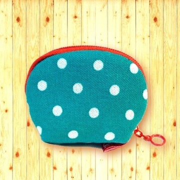 錢母小豆包 (湖水綠點)