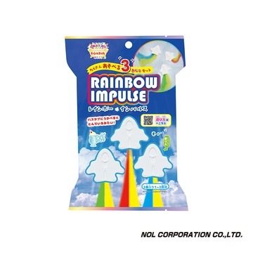 【日本NOL】彩虹飛機入浴劑(泡澡球)